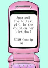 spotted text message Birthday Card 21983 created by Angel 'Winging It' Designs