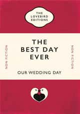 Best day ever Wedding day card created by Yay Days