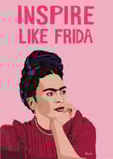 Frida Birthday Card created by @Niamheile_Design