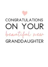 congratulations on New Baby Card 5893 created by Word Up Creative