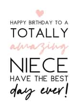 Niece female Birthday Card 5896 created by Word Up Creative