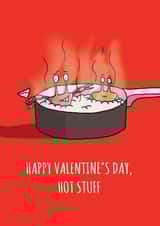 Hot stuff Valentine's Day Card created by Tom Ayliffe