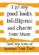 Same humour Father's Day Card created by Nina Dannan