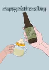 Bottles Cheers Father's Day Card created by Serenity Emily