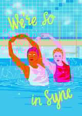 So in sync friendship card created by Lucky in Love