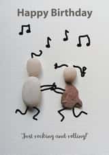 Happy Birthday Rock and Roll created by Hazel Jenner