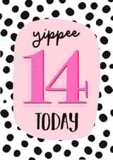 Yippee 15 today super cute dotty design created by Little Cat Creates