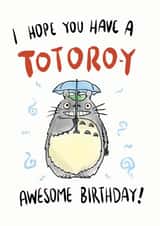 animation japanese Birthday Card 15590 created by Bishop, Please!