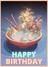 Unicorn icecream cone birthday card created by Trickyy