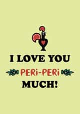 Nando's Peri Peri Love Card created by Lauren Fernandes Designs