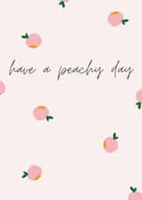 Classic Birthday Card - For Her - Peaches created by Katie Evans-Reader