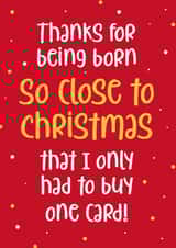 Thanks for having a December birthday! created by Chubby Sparrow