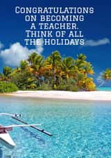 Congratulations on becoming a Teacher created by MAW