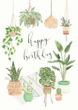 Happy Birthday Plant Card created by Sage and Hart