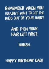 Happy Bald Day Dad created by Codfish Design