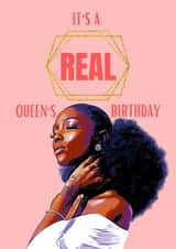 It's A Real Queen's Birthday created by Culture Cardz