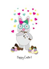 Children's Happy Easter Card created by Tilbur & Co