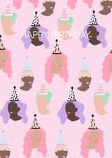 Party Hat Birthday Card created by Preedy Little Prints