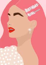 Birthday Girl Card created by Preedy Little Prints