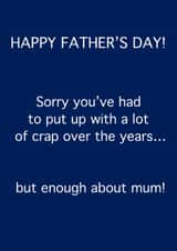 Cheeky Happy Fathers Day Card created by Fee Fee