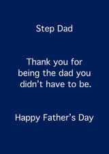 Fathers day card for step dad created by Fee Fee