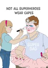 Funny Father's Day Dad and Daughter makeover created by Rachel Millson-Hill