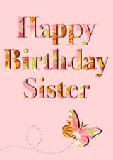 Pretty Birthday Card for your sister created by Charlotte Elizabeth