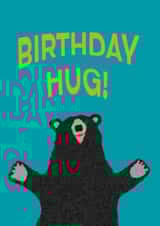 Bear hug birthday card created by Ticketyboo