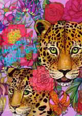 Leopard Birthday Card created by Marcella Wylie