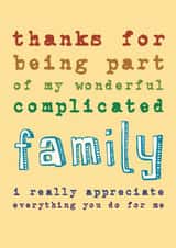 Complicated Family Father's Day Card created by Becka Griffin
