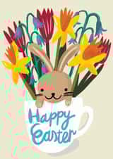 Easter Bunny Tea Cup created by @AimeeStevens.Design