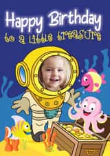 Personalised Birthday Photo Card created by Ryk60 - Little Treasure Birthday Card