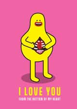 I love you from the bottom of my heart created by Duck In love