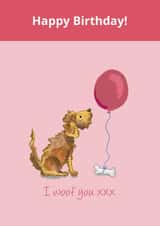 Happy Birthday created by two poos