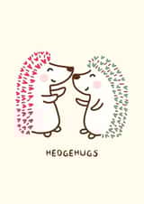 Hedgehugs Hug Card created by Wink Design - Michelle Roberts