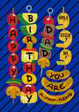 Happy Birthday DAD BBQ card created by @squiggleinthecity