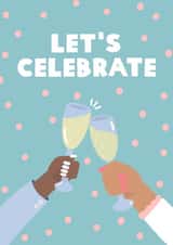 Cute Congratulations Card - Let's Celebrate created by This Gal Designs