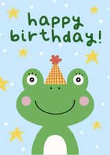Frog Birthday Card created by illustrationlisa