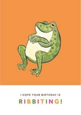 Ribbiting Birthday created by Heather Hattrick