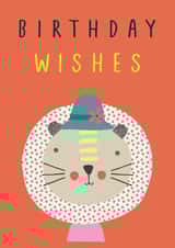 Lion Birthday Wishes created by Sally Payne Design