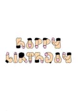 Rude White Penis Happy Birthday Card created by Beyond the Ink