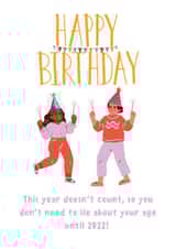 Lockdown birthday celebration created by EalainXDesigns