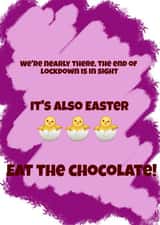Lockdown Easter Chocolate created by Ebz Designs