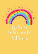 Rainbow Baby Arrival card created by Hannah ~ Pops Prints Co.