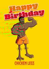 Happy Birthday Chicken Legs created by Doodle by Day