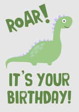 Dinosaur Kids birthday card 1001 created by Jazmyn Young