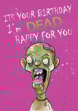 Zombie Birthday created by Graphic Zombie