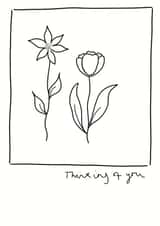 Floral Thinking of You created by Lib's Cards