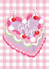 Girl Bye Leaving Card created by The Stylist Illustrates