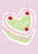 Yes Mate! Congratulations Card created by The Stylist Illustrates